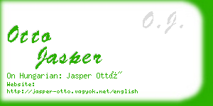 otto jasper business card
